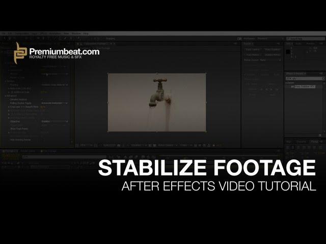 After Effects Tutorial: Stabilize Video Footage