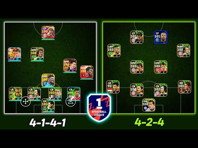 4-1-4-1 Vs 4-2-4 Formation  | Which Best Formation For Quick Counter?  || Efootball 2024 Mobile