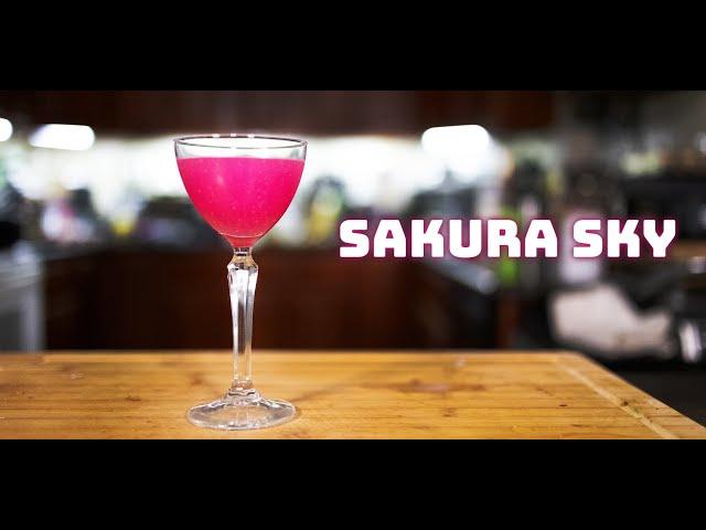 The Sakura Sky Martini - Iyo Sky