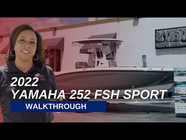 2022 Yamaha 252 FSH Walkthrough | Jet Ski of Miami & Fisherman's Boat Group