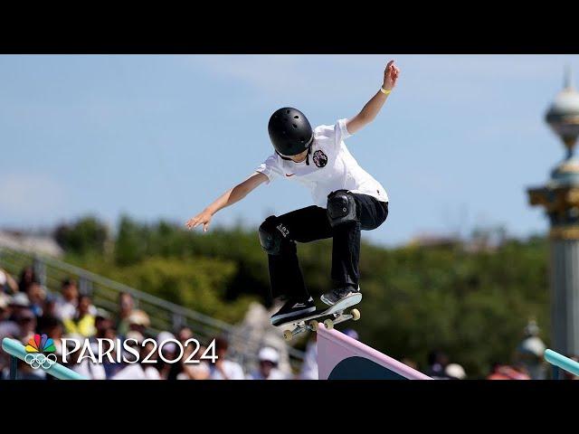 Japan's Yoshizawa Coco, Akama Liz swagger to women's street near-sweep | Paris Olympics | NBC Sports