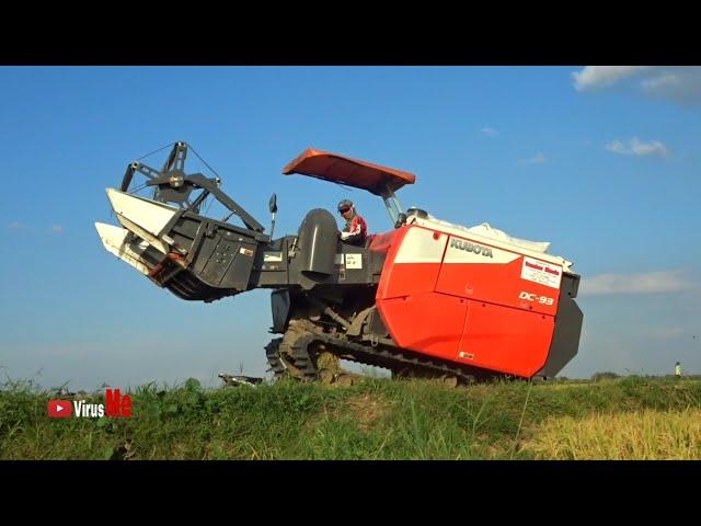 KUBOTA TERBARU DC 93 KOMBEN HARVESTER CORONG 3 TIGA