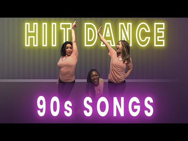 90s Dance Workout | Cardio HIIT Exercise to Crush Your Day | Dua Lipa, David Guetta, Ace of Base