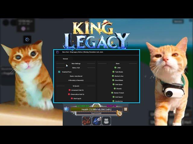 King Legacy Script | Kaitun Lv1 to Max (Maru Hub) - Showcase