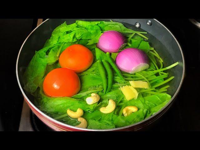 Healthy Lunch/Dinner Recipe In Minutes | New Palak Recipe