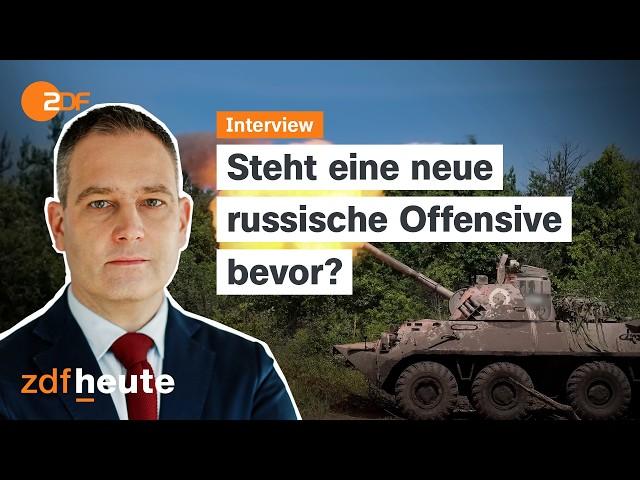 Russische Armee rückt in der Ukraine vor - Militärexperte Gressel warnt vor Trump | ZDFheute live