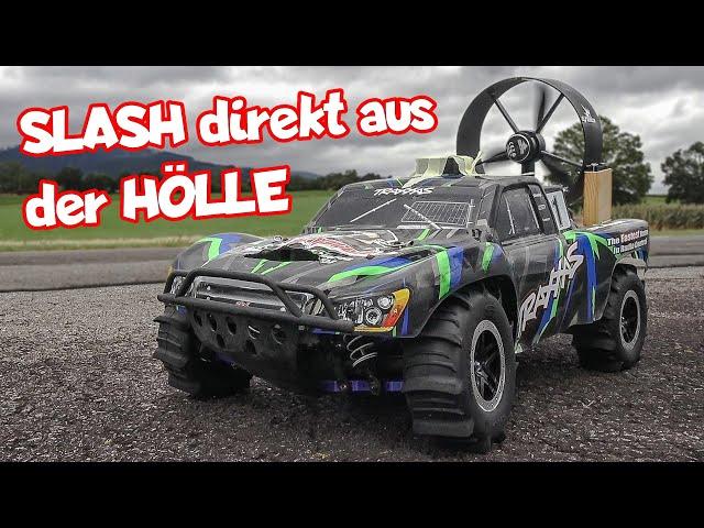 Schnellster Traxxas Slash. Unsere Höllengeburt mit Geheimwaffe Weltweit Einzigartig!