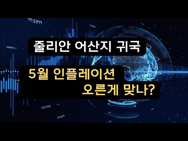 줄리안 어산지 귀국/ 5월인플레이션 오른게 맞나? [호주생생뉴스]