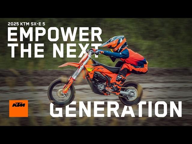 2025 KTM SX-E 5 – Empowering the next generation | KTM