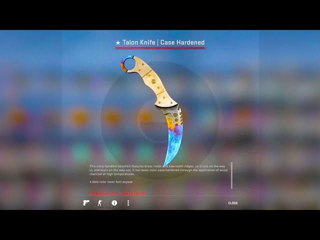 Low-Tier BLUE GEM Talon CSGO Knife UNBOXING!!! | AIDENGAMBLES