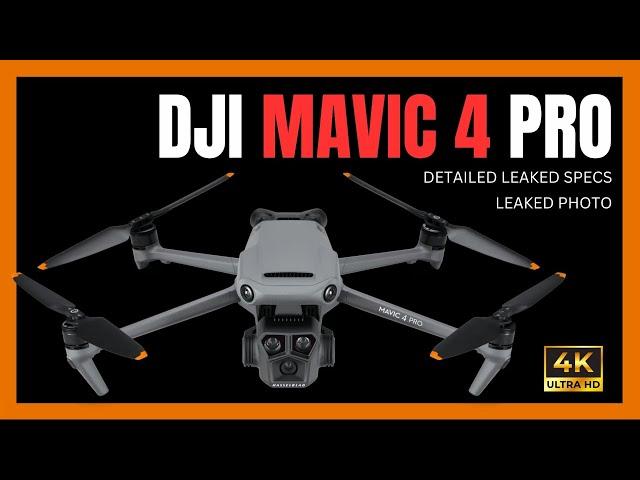 DJI Mavic 4 Pro: Full Leaked Specs & Features!