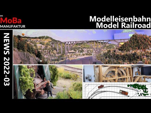 Model scale trains 00 H0 - NEWS March 2022 Topic Program preview update build Roco layout