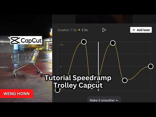 CAPCUT TUTORIAL TROLLEY SHOPPING CART SPEEDRAMP D2 SHOT