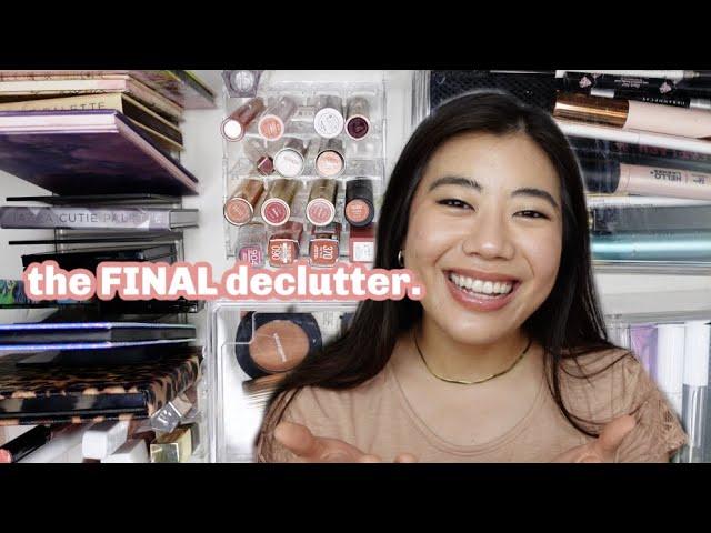 My Whittled Makeup Collection and Last Declutter of 2021!