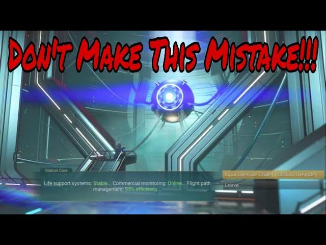 WARNING!!! DO NOT Use The Space Station Override Device! - No Man's Sky Cartographers Expedition