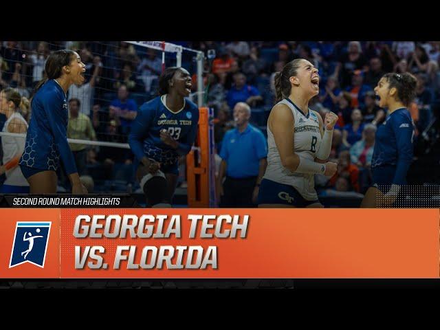 Georgia Tech vs. Florida: 2023 NCAA volleyball second round highlights