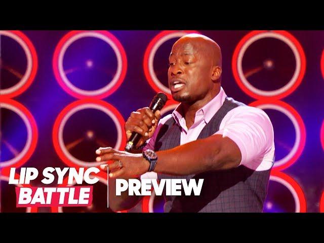 Akbar Gbaja-Biamila (American Ninja Warrior) is "On Bended Knee" | Lip Sync Battle Preview