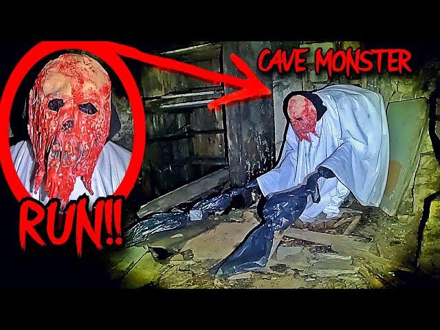 CAVE MONSTER REAL LIFE HORROR ESCAPE (PARKOUR POV)