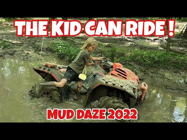 MUD DAZE 2022 - A 10 YEAR JOINS OUR RIDE ON A POLARIS HIGHLIFTER 1000 AT CARTER OFF ROAD PARK