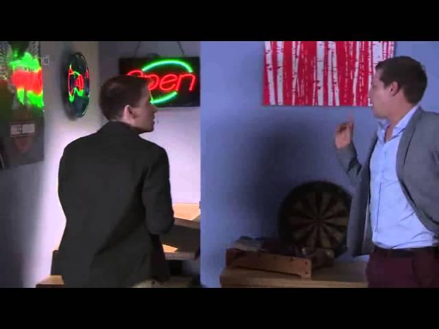 Hollyoaks John Paul and Doug's first kisses