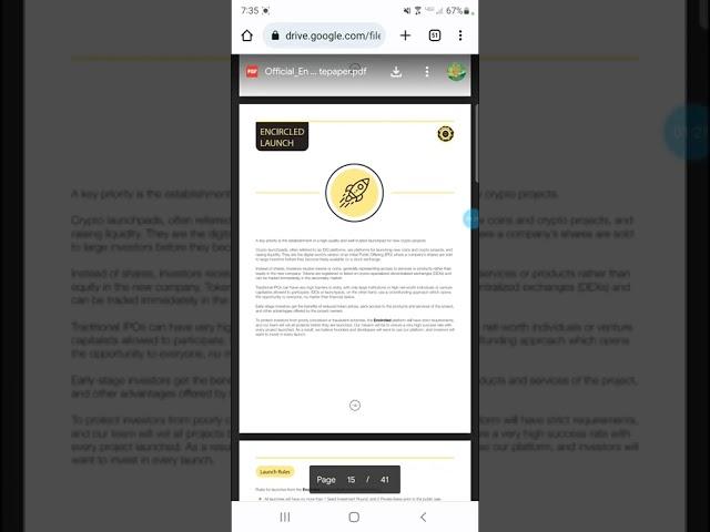 Encircled whitepaper binance BNB/BSC project