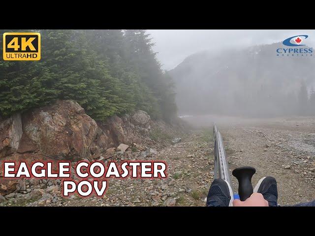 Eagle Coaster POV (4K 60FPS), Cypress Mountain Mountain Coaster | Non-Copyright