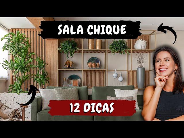 12 DICAS CRIATIVAS PARA TER UMA SALA CHIQUE