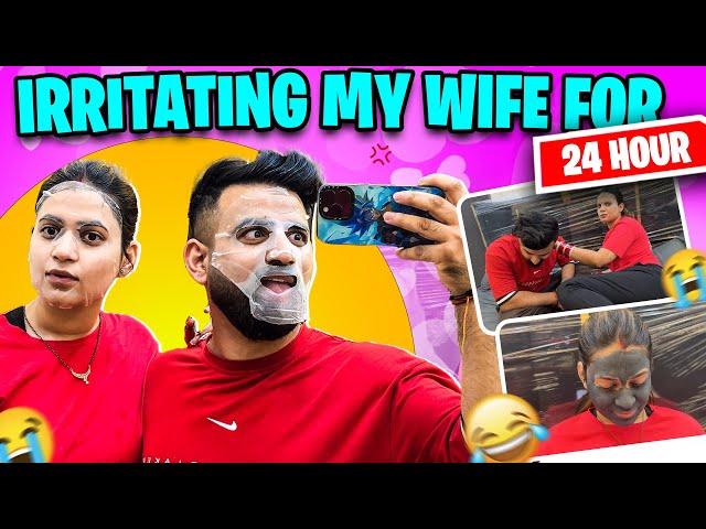 IRRITATING MY WIFE FOR 24 HOURS  | HONEYMOON SE PEHLE KALESH