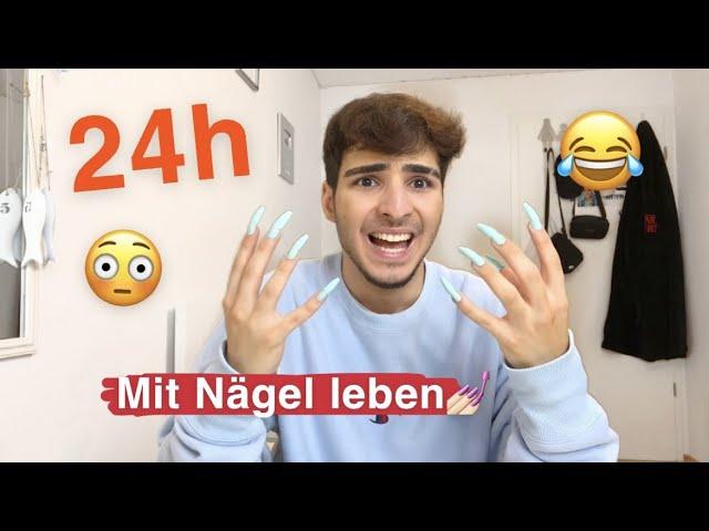 24h MIT NÄGEL LEBEN CHALLENGE Das war ein FEHLER (es sind nicht wirklich 24h) | Emiirbayrak