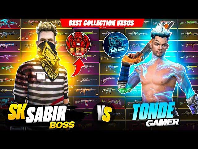 Sk Sabir Boss Vs Tonde Gamer Most Rare Gun Collection Battle Gone Extremely Wrong  Garena Free Fire