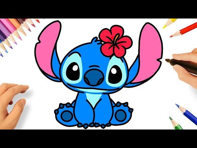 COMMENT DESSINER STITCH FACILE 