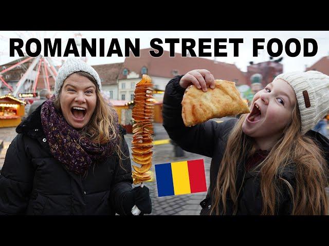 We Try Romanian Street Food in Sibiu!