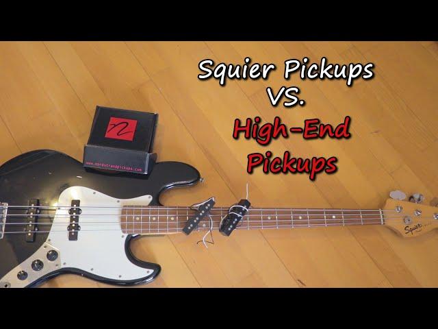 Nordstrand NJ4SV Jazz Bass Pickups Vs. Squier Affinity Stock Pickups. CAN YOU HEAR THE DIFFERENCE?