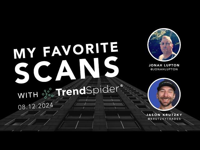 My Favorite Scans / Webcast with TrendSpider (Episode 2)