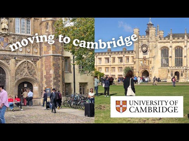 moving to Cambridge University vlog  | settling in, freshers week, matriculation, supervisions