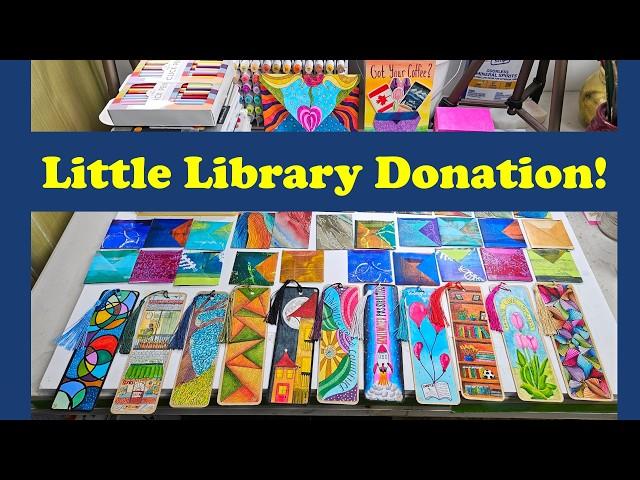 Creating Art for Kindness | Making Art to Give Away for a Little Library