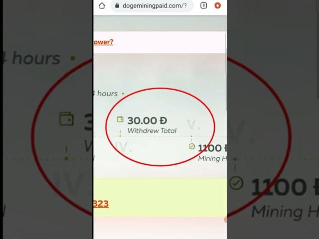 Dogecoin mining || new Dogecoin mining site without investment 2022