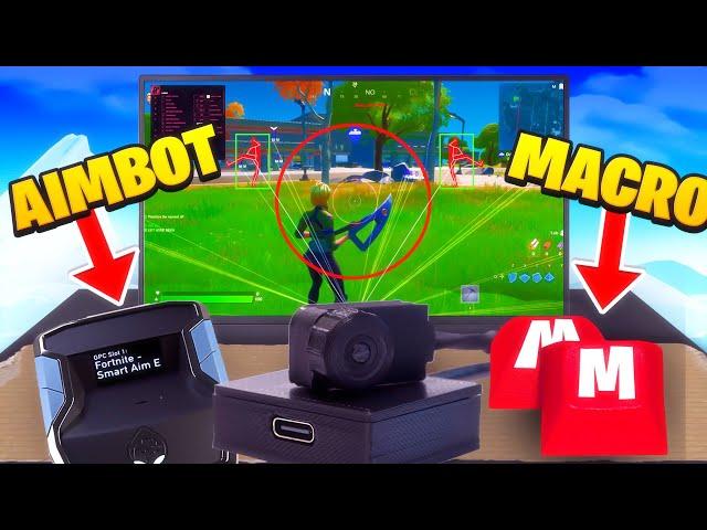 Using HACKS on my FORTNITE CONTROLLER! (Zen Aimbot, Macros, + MORE!)