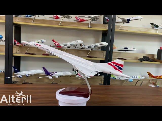 1:125 British Airways Concorde Airplane Model#airplanemodel #Concorde #britishairways