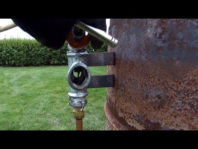 Simple to Make Waste Oil Burner .. Incinerator .. Free Heat