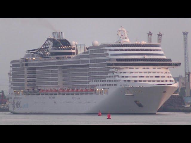 MSC PREZIOSA WITH CELEBRITY BEYOND & MEIN SCHIFF 3 ARRIVING TODAY 27/04/22