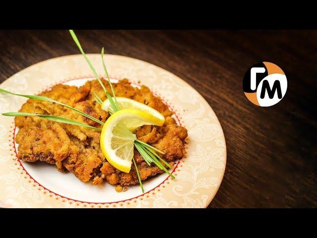 SCHNITZEL RECIPE in 10 minutes!!! Crispy fried veal cutlet — Hungry Guy Recipes, #153