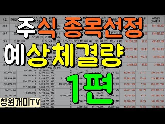 시초가매매기법 종목찾기 어렵지않습니다