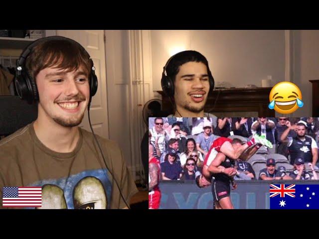 Americans React to Funny & Weird AFL Moments