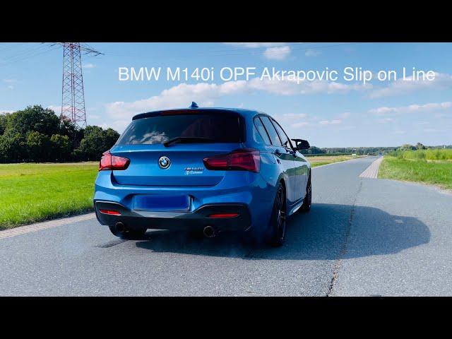 BMW M140i OPF Akrapovic Slip on Line