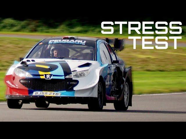 THRILL OF DRIVING A CAR BUILT WITH YOUR OWN TWO HANDS! PEUGARU *STRESS TEST* Pt 2