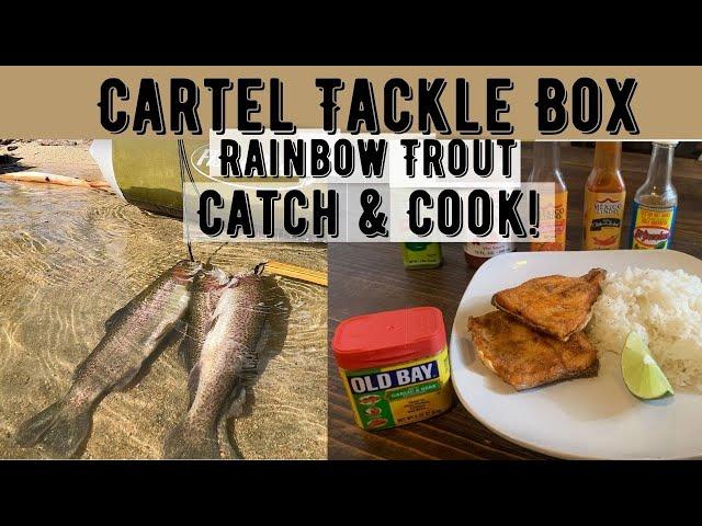 Cartel Tackle Box is back and it helped us catch some trout for a Catch & Cook!