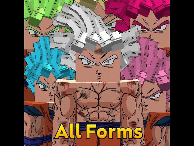 ALL DRAGON BALL FORMS IN MINECRAFT !