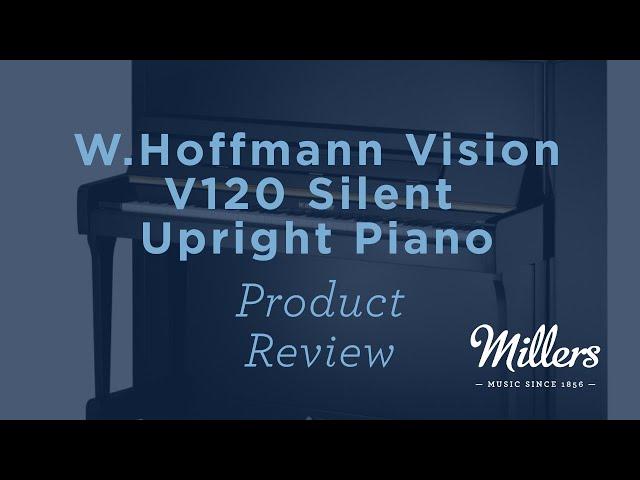 W. Hoffmann Vision V120 Silent Upright (C.Bechstein) Piano Review & Demo