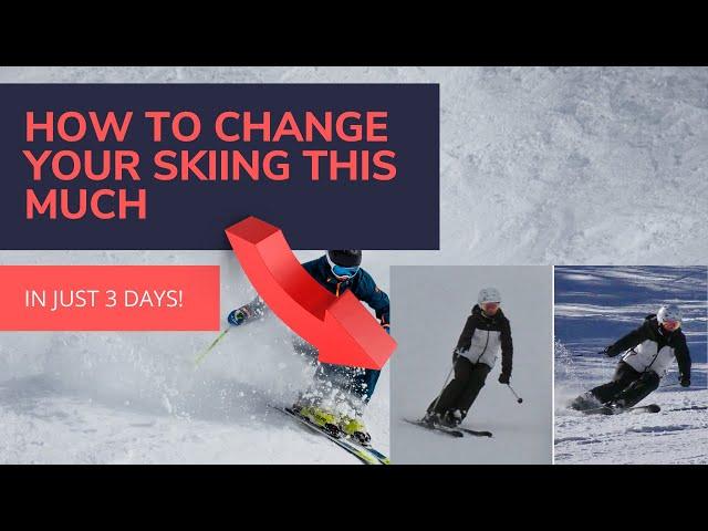 Dynamic Carving in 3 days | How To Ski Progression For Carving